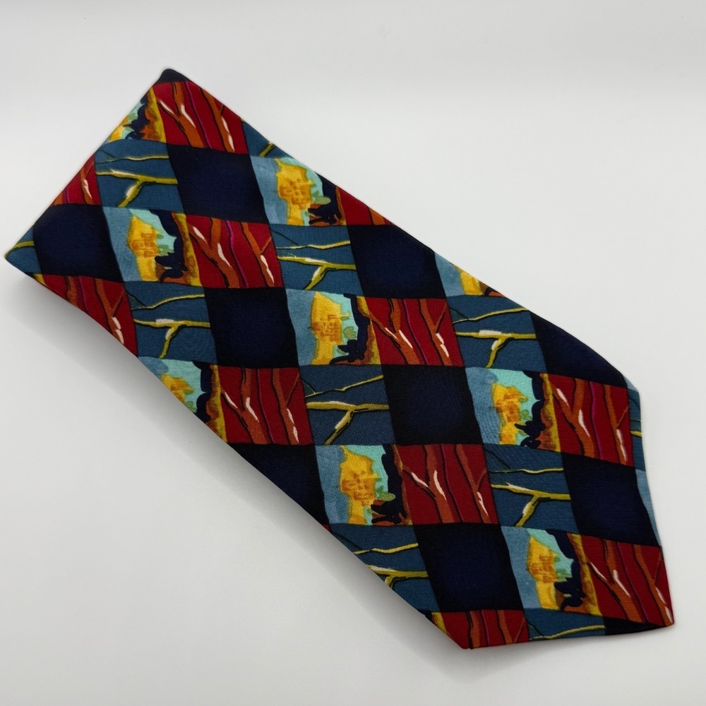 J. Garcia Silk Necktie OS Abstract Art Psychedelic Jerry Garcia